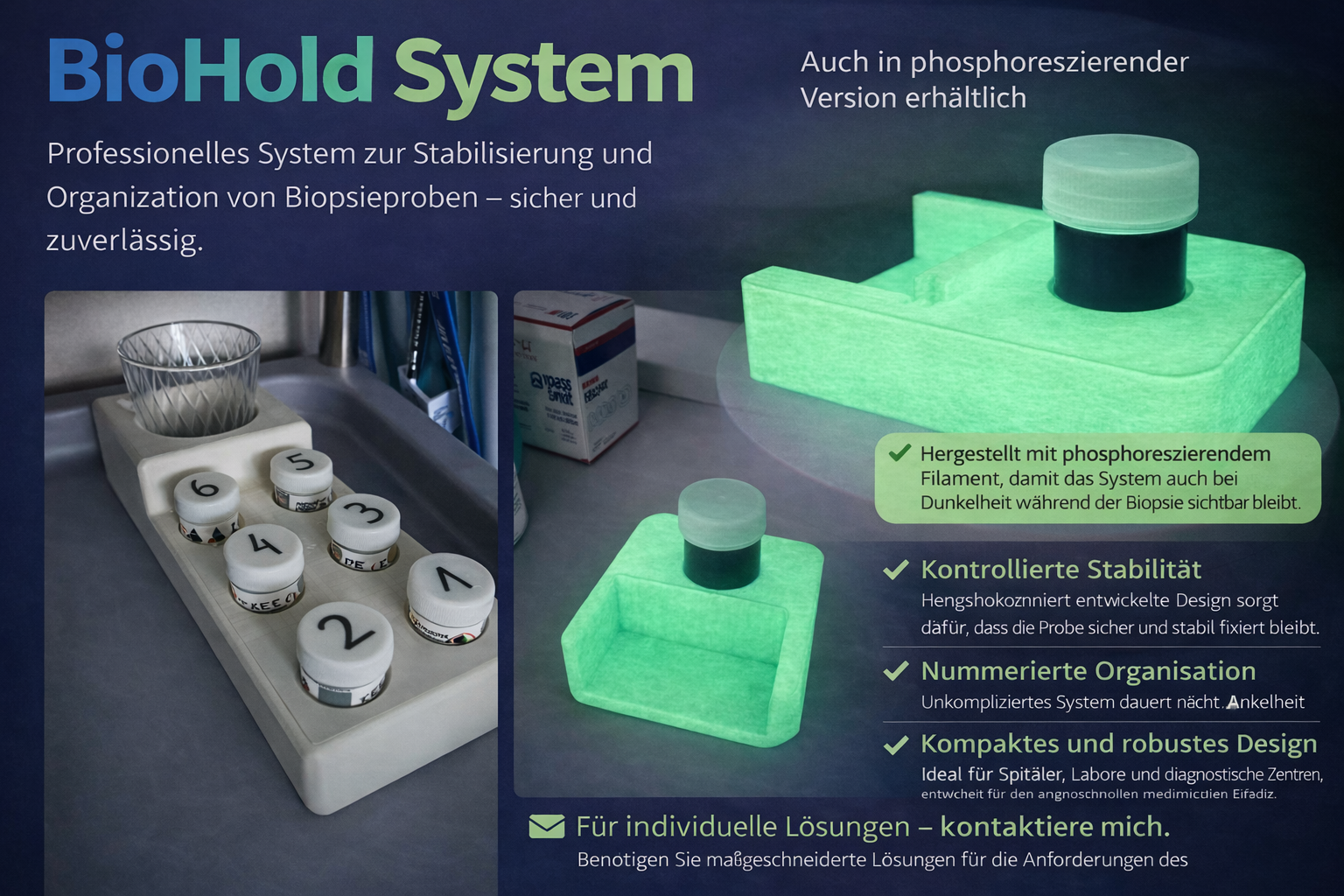 BioHold System-Biopsieproben